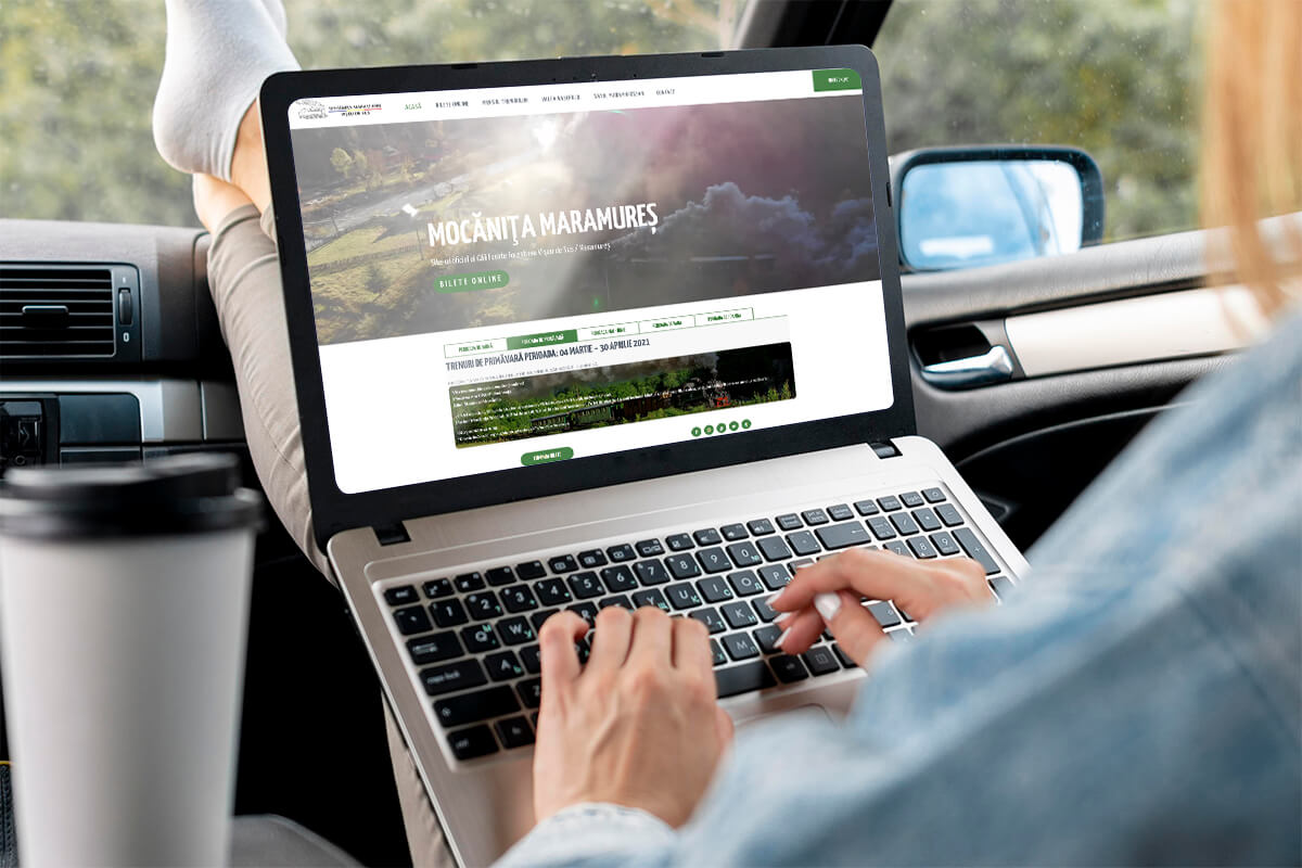 Mocanita Maramures creare site prezentare mocanita maramures