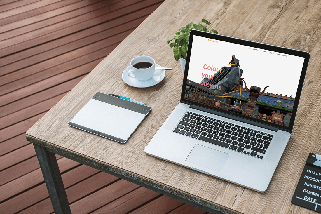 Colordrops creare site prezentare atractii colordrops